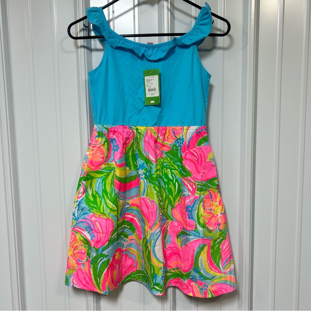 Lilly Pulitzer Girls Summer So A Peeling Print Bright Floral Claire Dress